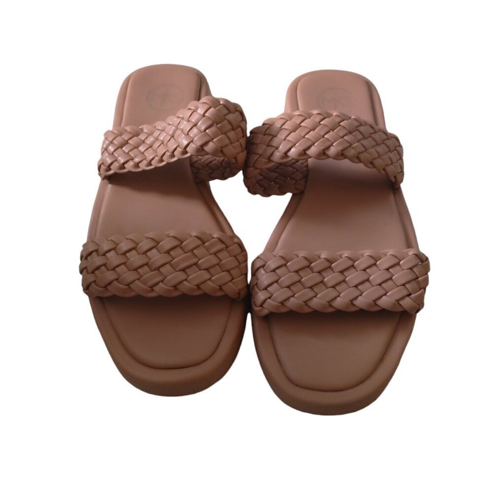 MKS Women's Size 10? Pale Pink Slip On Slides Sandals PLEASE READ